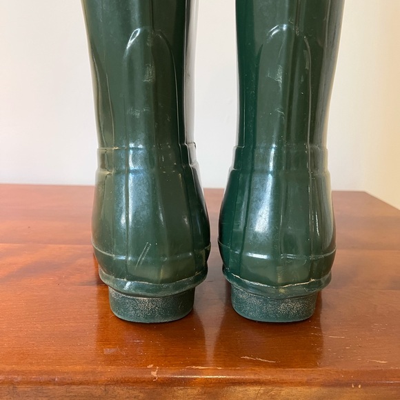 Hunter Dark Green Waterproof Rain Boots - Picture 11 of 11